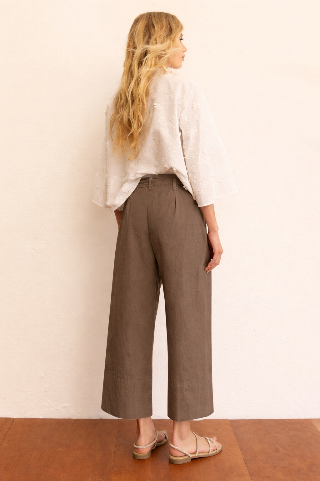 Emme Marella Pantalone Donna Emmboero Tortora 2615131112200 004 EMME MARELLA