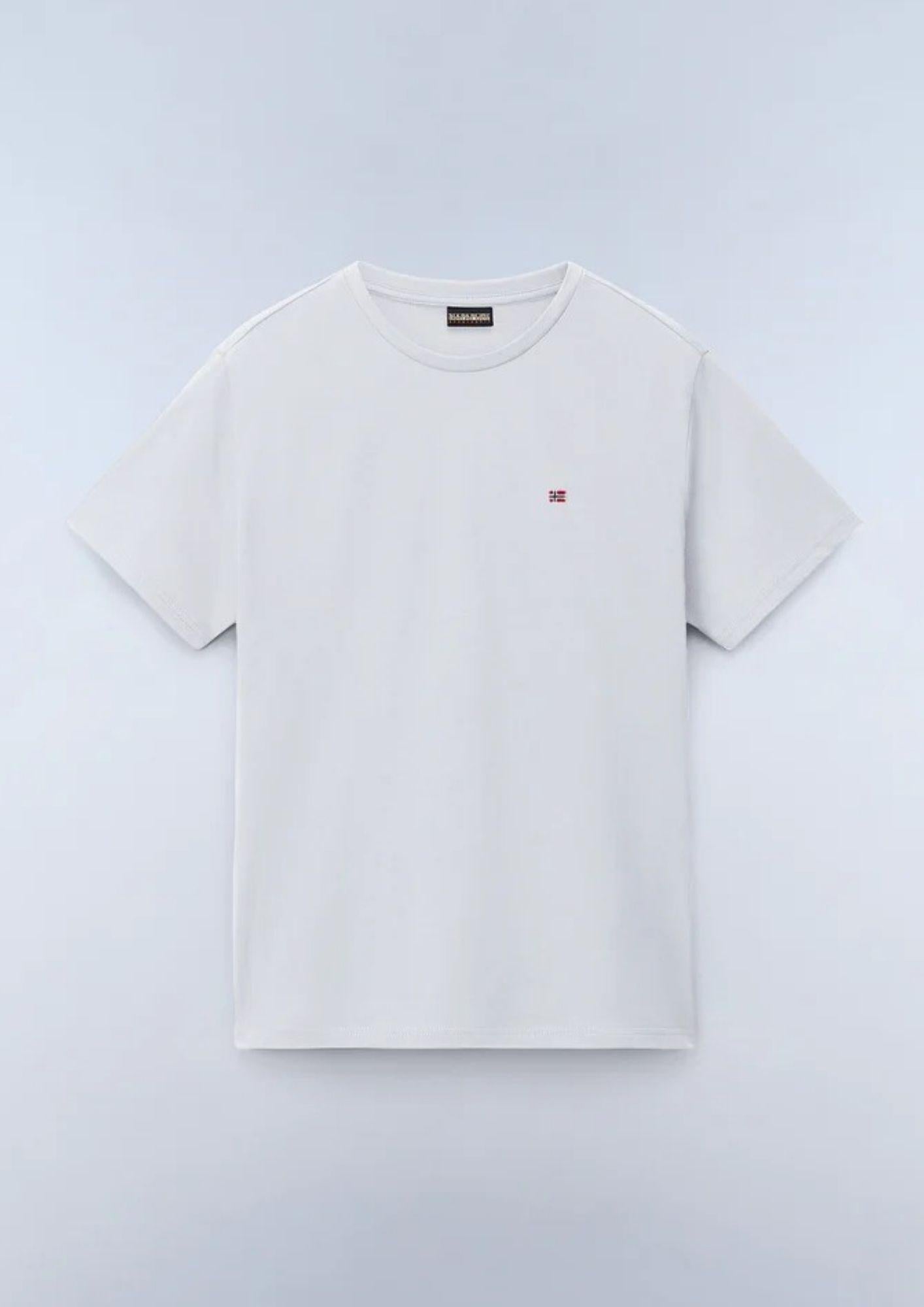 Napapaijri T-Shirt Uomo Bianco Muschio NP0A4H8D HCC NAPAPIJRI