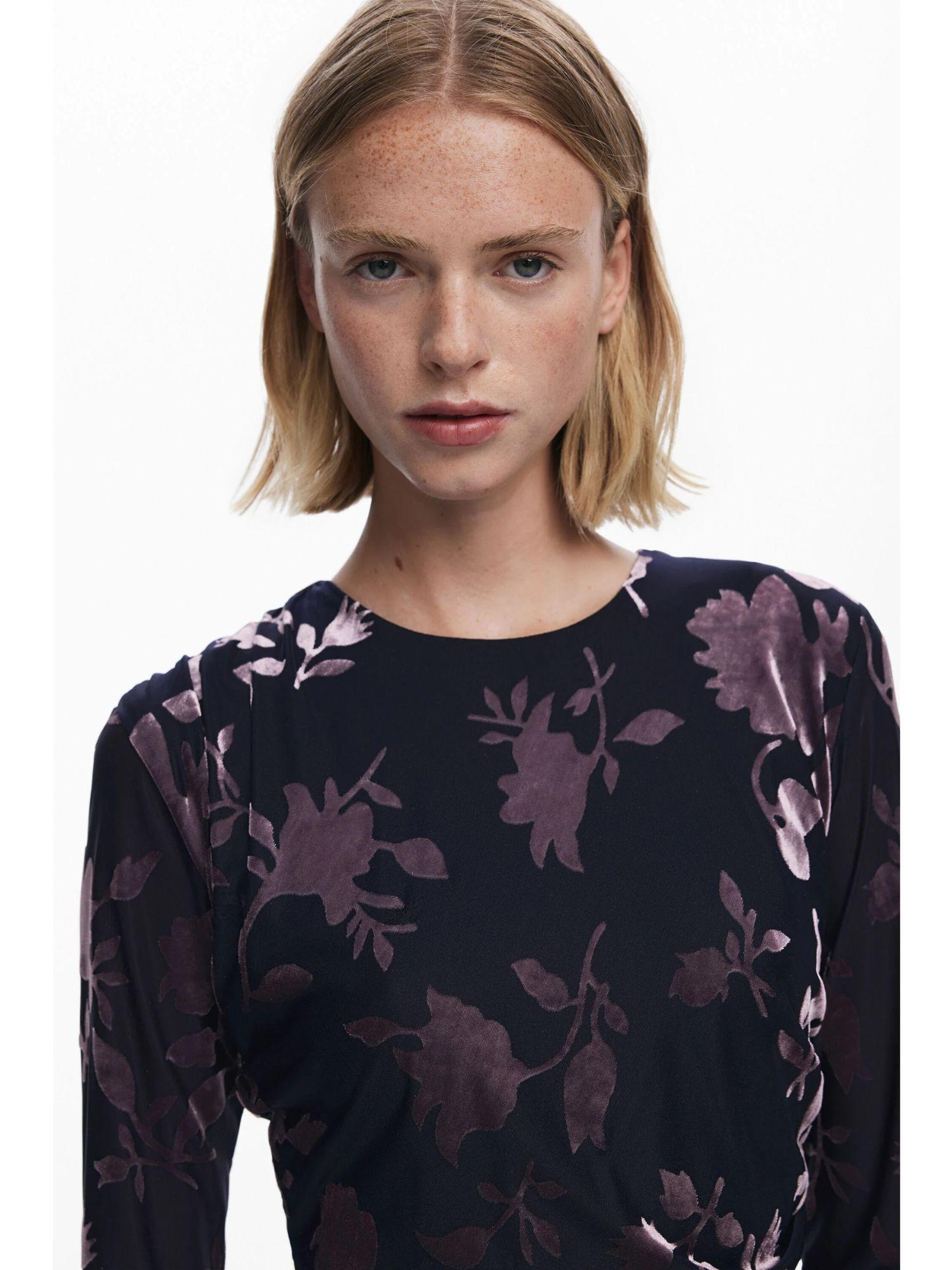 Desigual Vestito mini arricciato Donna Nero 25WWVK27 3004 DESIGUAL