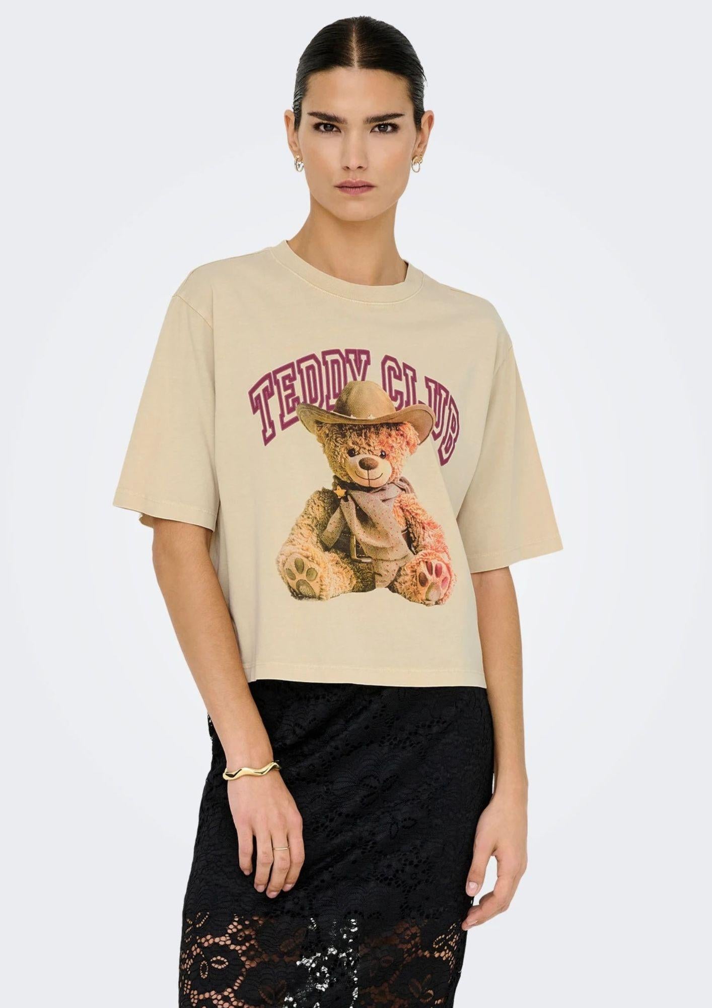 Jacqueline De Yong T-Shirt Donna Carla Beige 15341561 Sandshell JACQUELINE DE YONG