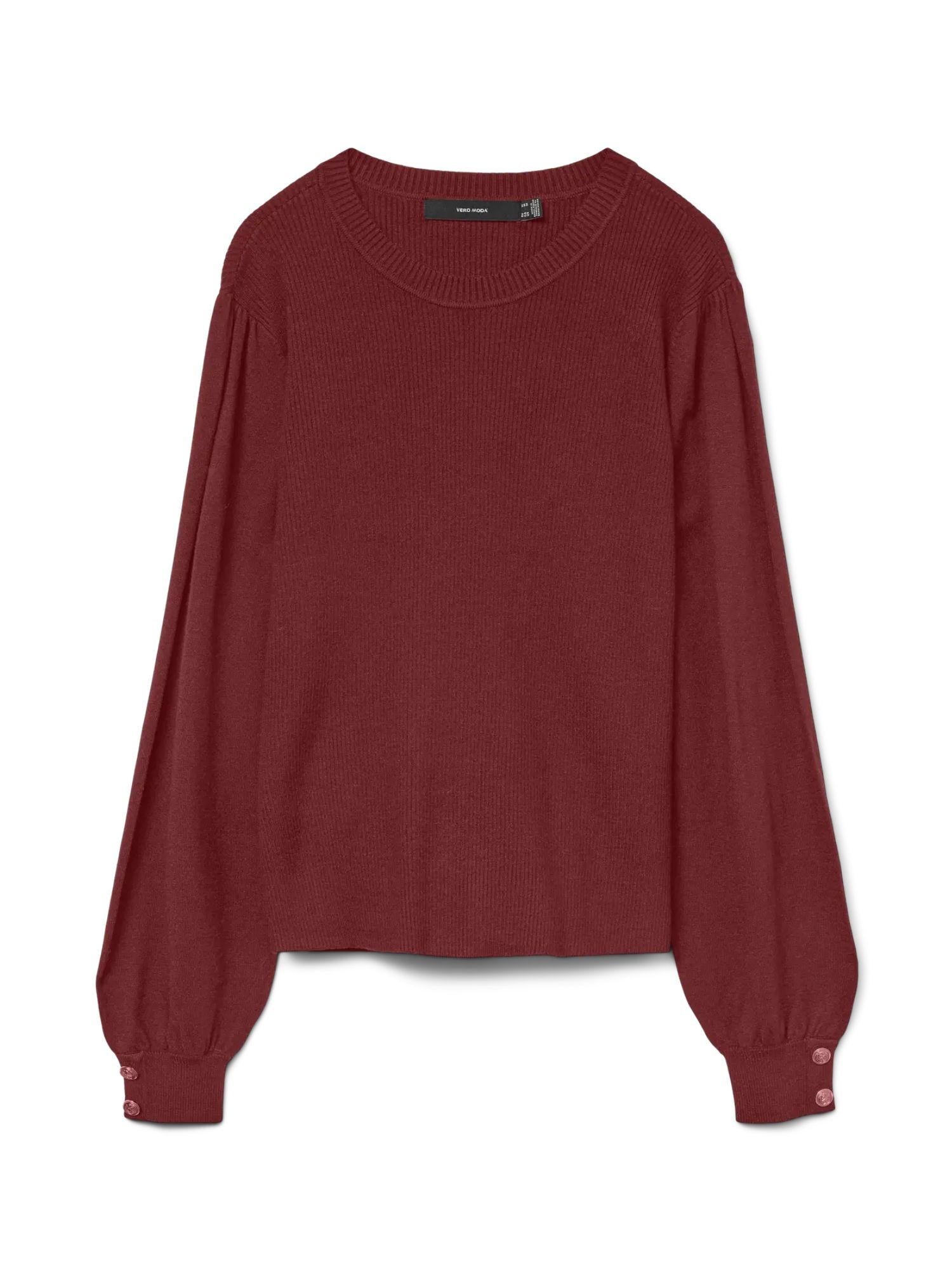Vero Moda Maglione Donna Hollykaris Rosso Syrah 10331441 Syrah VERO MODA
