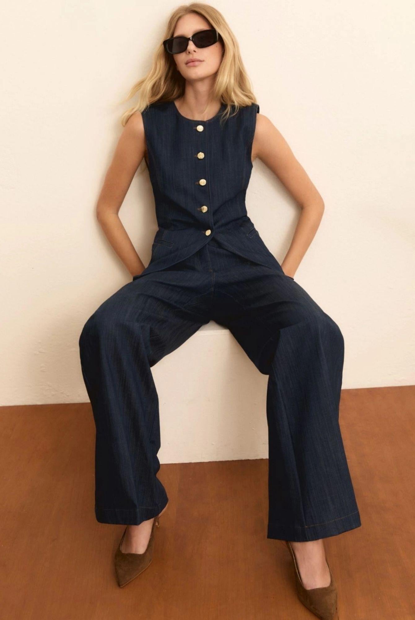 Emme Marella Pantalone Donna Emizucca Blu Denim 2615131014200 001 EMME MARELLA