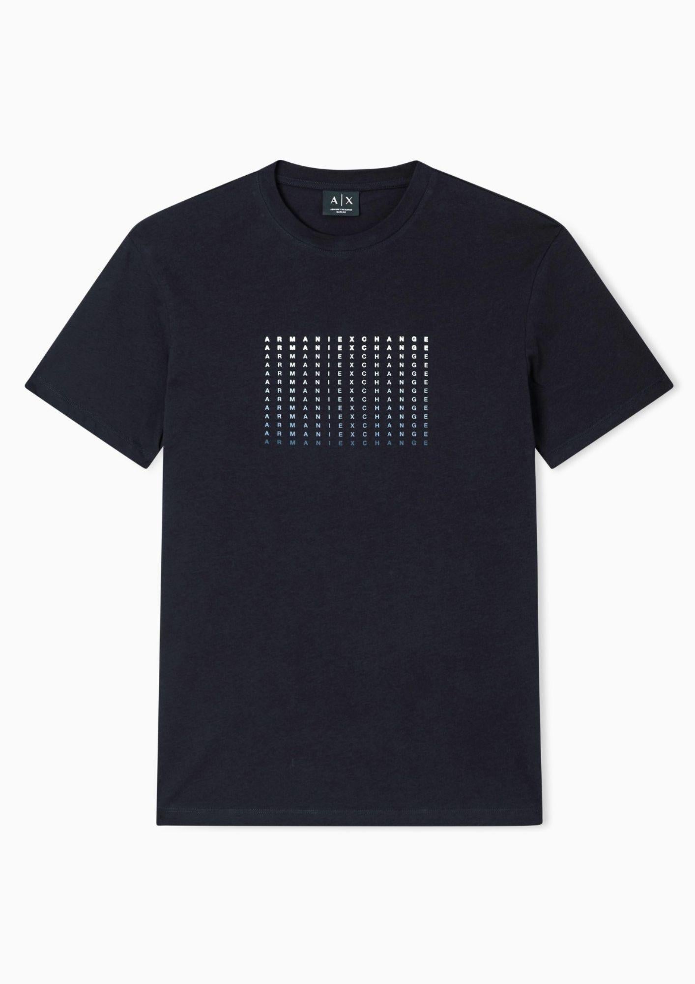 Armani Exchange T-Shirt Uomo Blu Navy XM002519 AF10334 UB101 ARMANI EXCHANGE