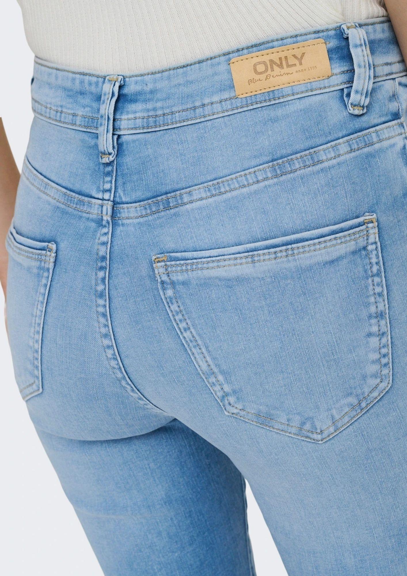 Only Jeans Donna Wauw Blu Denim Chiaro 15361594 Light Blue Denim ONLY