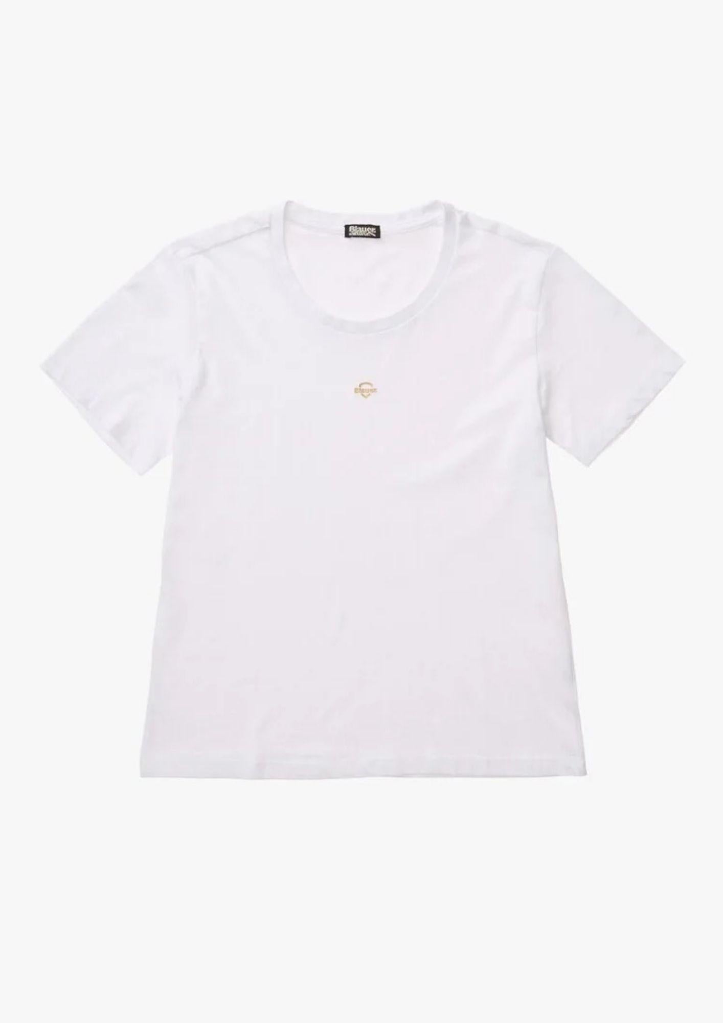 Blauer T-Shirt Donna Pumpies Bianca BLDH02211 7439 100 BLAUER