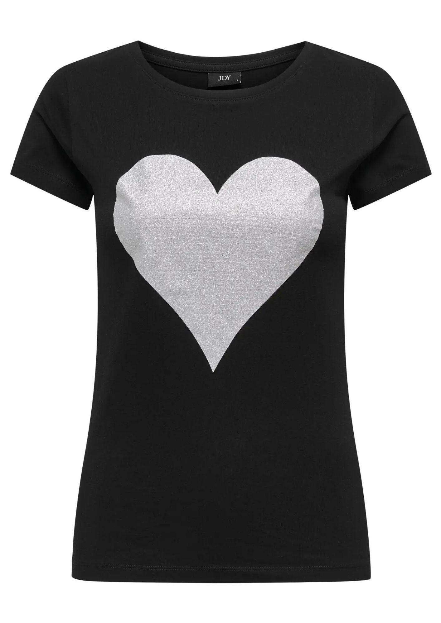 15366184 Black LOVE HEART JACQUELINE DE YONG