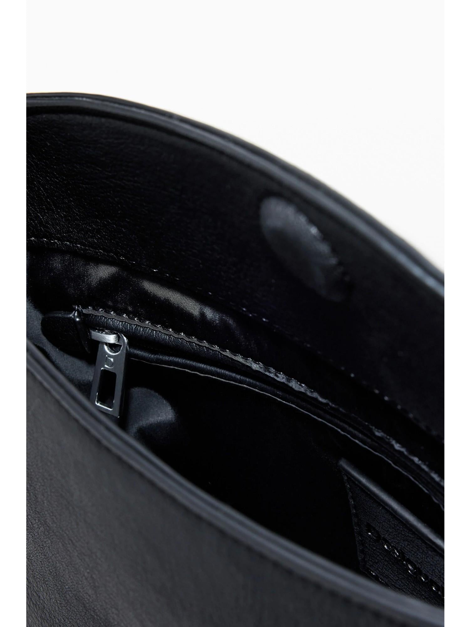 Desigual Borsa con logo 3D a patta media Donna Nero 25WAXPAL 2000 DESIGUAL