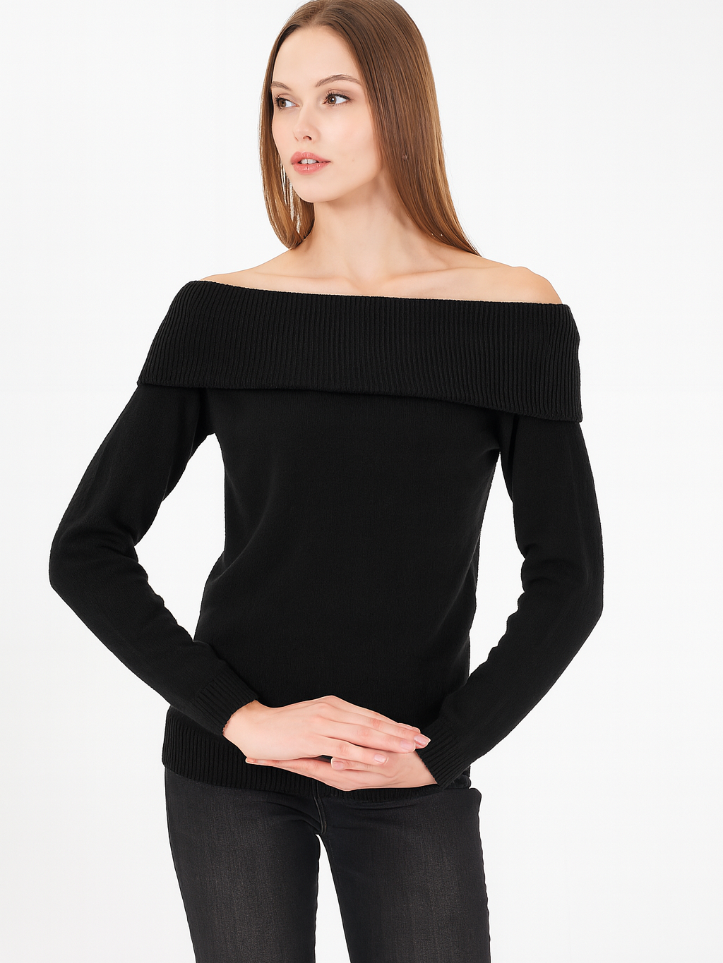 Yes Zee Maglia Donna Nera M054 BT00 0801 YES ZEE