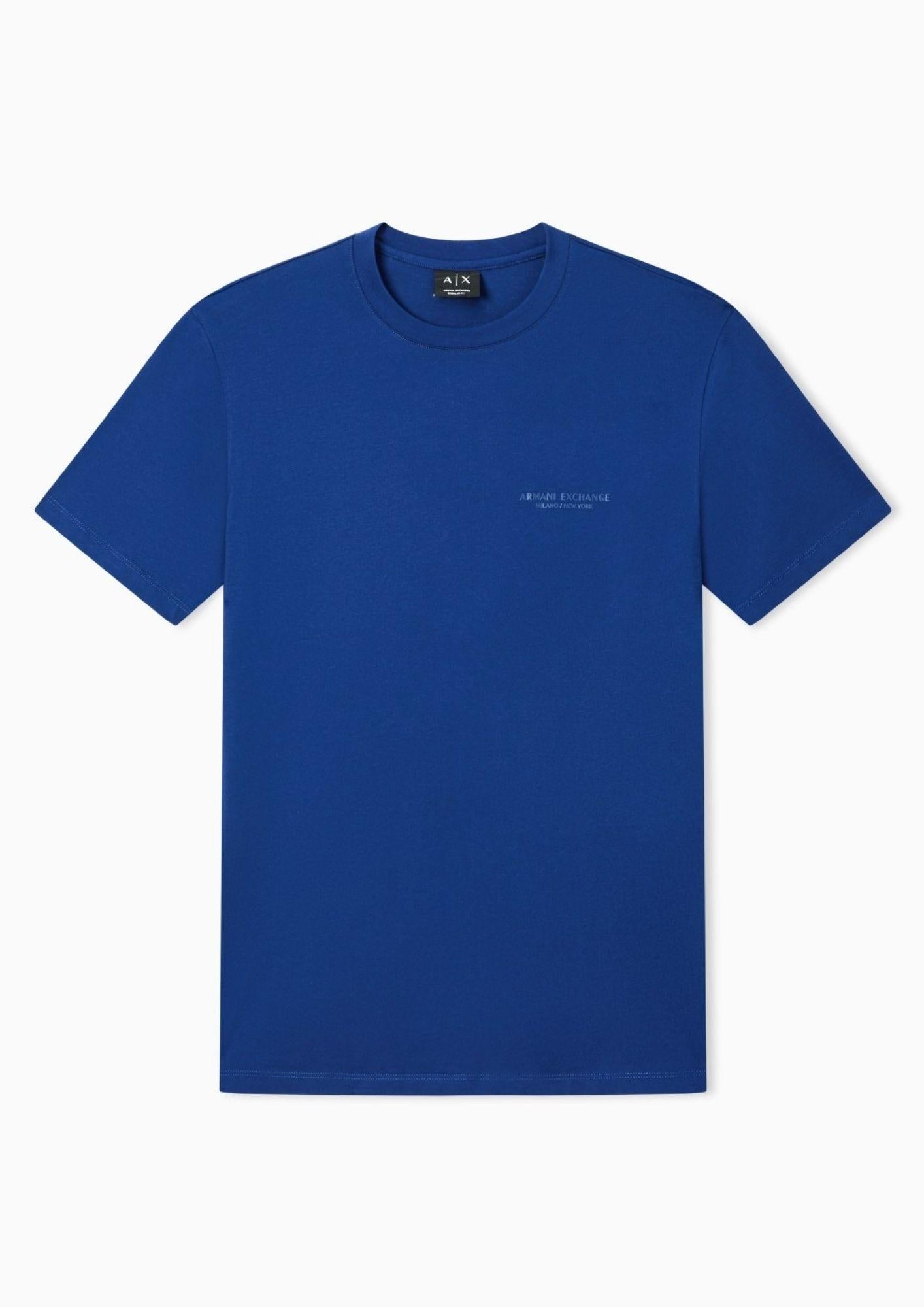Armani Exchange T-Shirt Uomo Blu XM001281 AF10361 UB131 ARMANI EXCHANGE