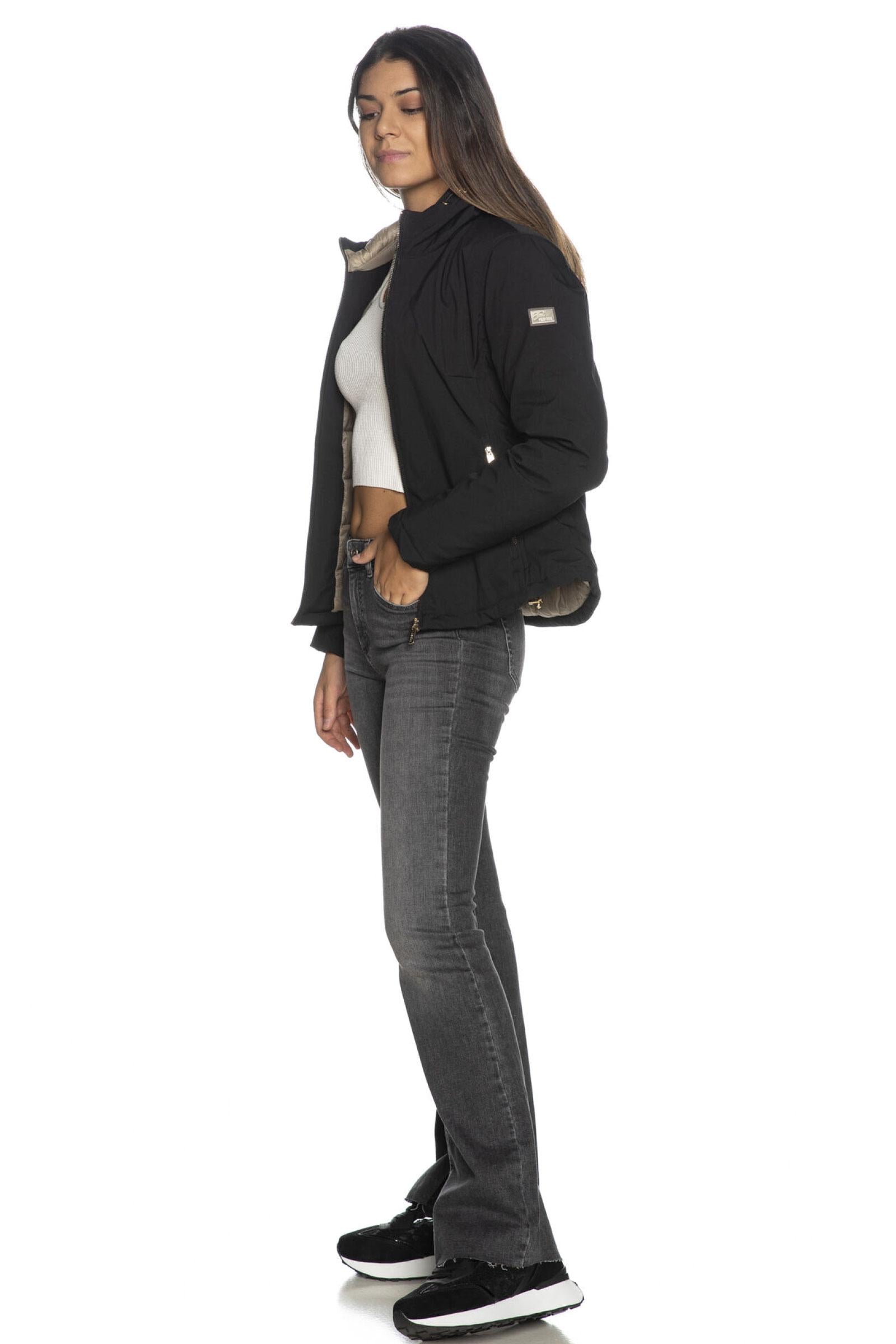 Yes Zee Giacca Invernale Donna Nero J028 M200 0801 YES ZEE