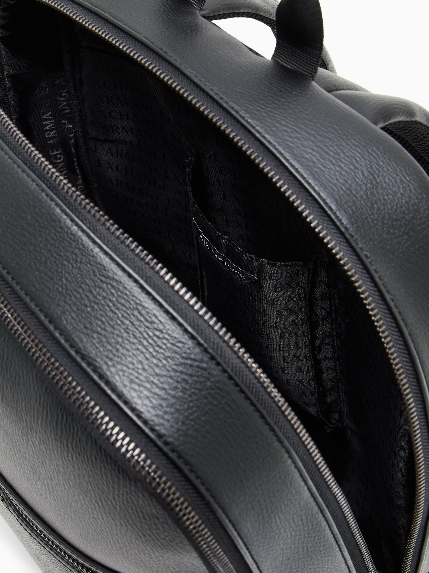 Armani Exchange Zaino Unisex squadrato con logo Nero XM001600 AF17205 MC105 ARMANI EXCHANGE