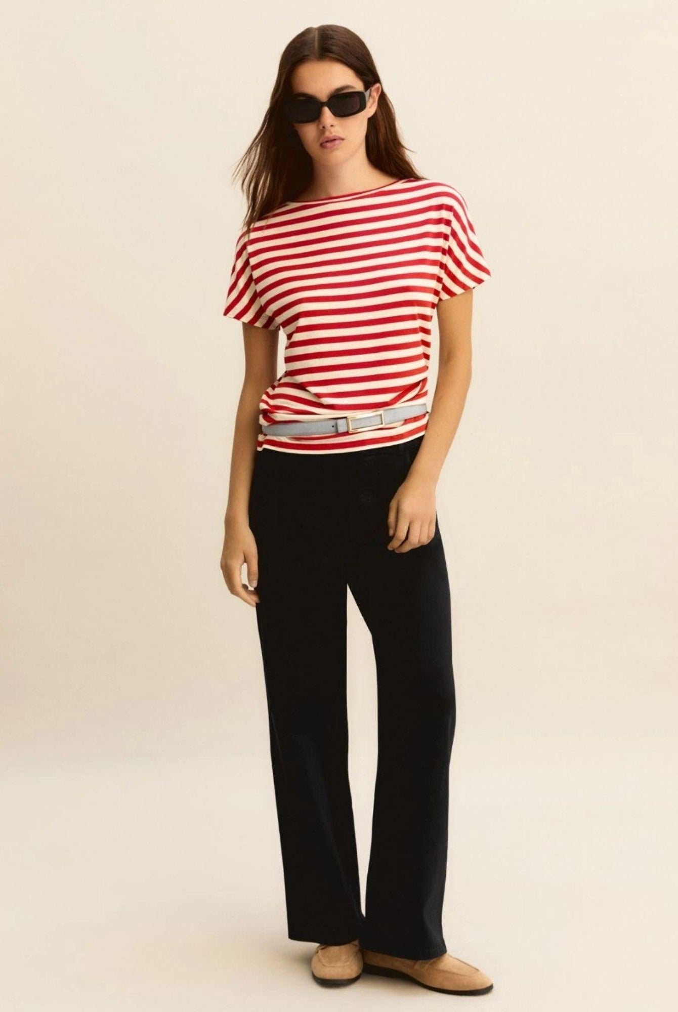 Emme Marella T-Shirt Emmfervida Bianca e Rossa 2615971021200 013 EMME MARELLA