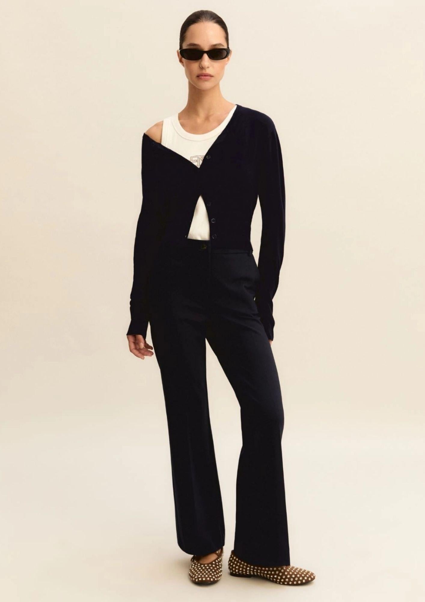 Emme Marella Pantalone Donna Emmflare Blu 2615781011200 003 EMME MARELLA