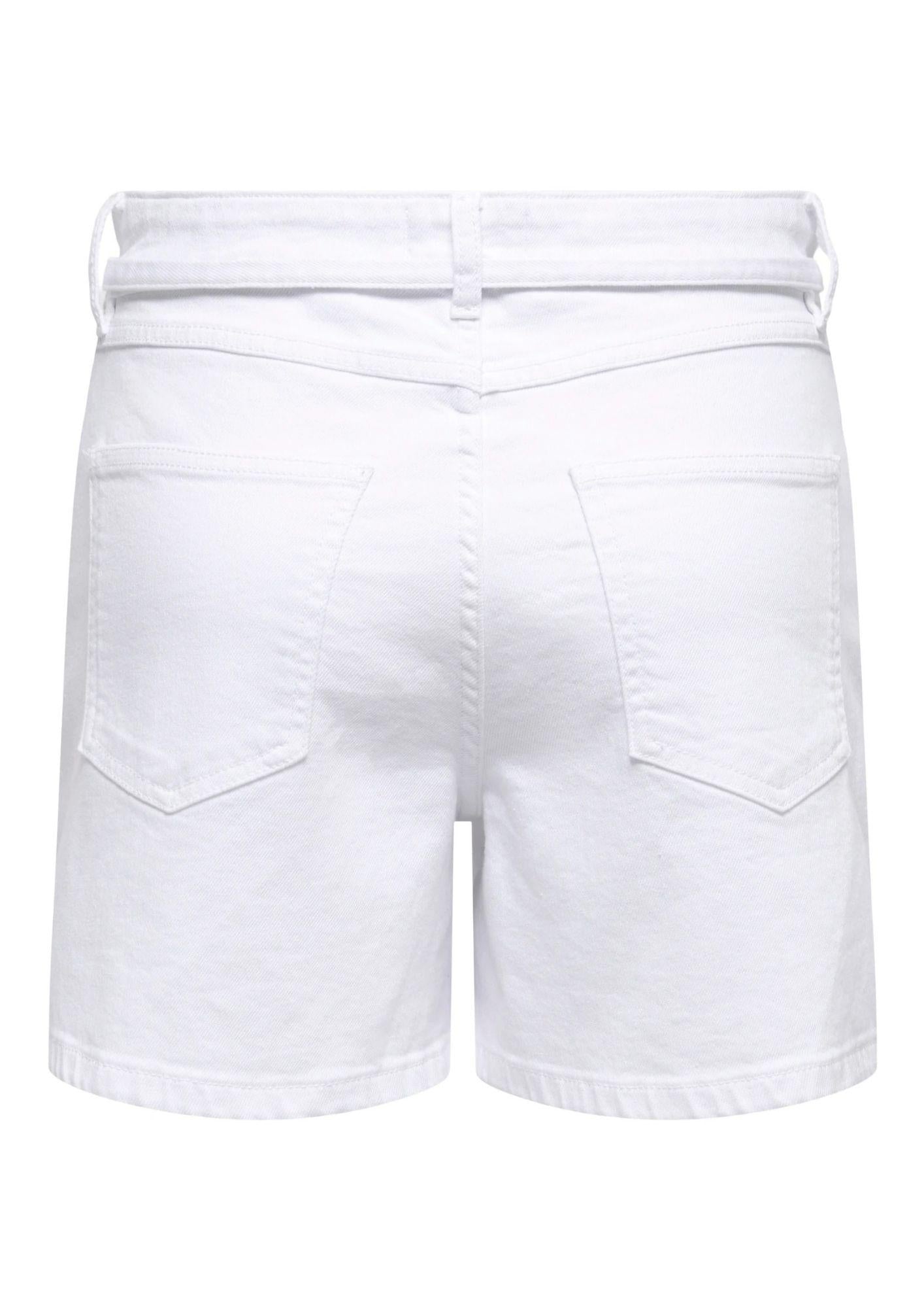 Only Shorts Donna Gianna Bianco 15340706 White Denim ONLY