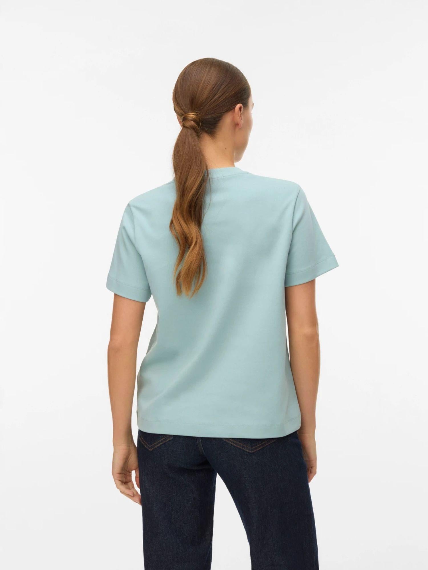 Aware T-Shirt Donna Gray Mist Awnaima 10294544 Gray Mist VERO MODA