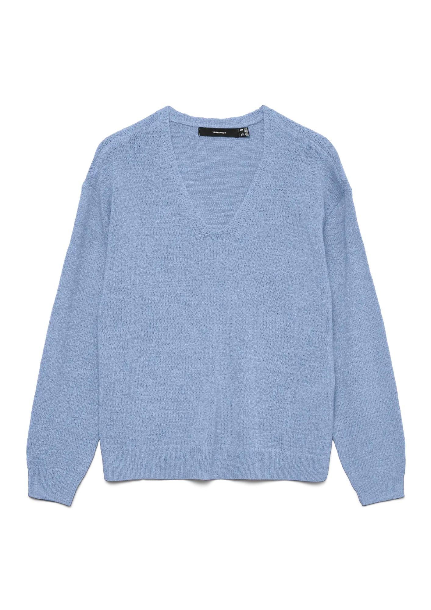 Vero Moda Pullover Donna Charity Blu Brunnera 10340124 Brunnera Blue VERO MODA