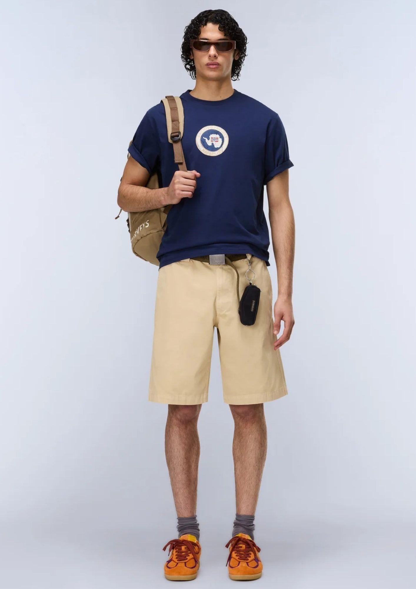 Napapijri T-Shirt Uomo Phos Blu NP0A4G5A B2Q NAPAPIJRI