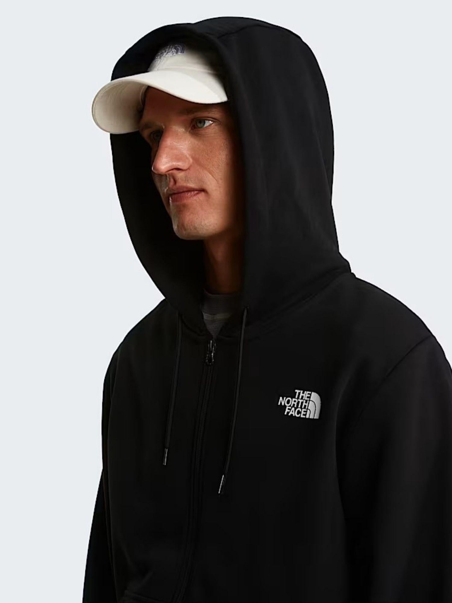The North Face Felpa Uomo Nero con Cappuccio Simple Dome Light Regular NF0A8GQ7 JK3 THE NORTH FACE