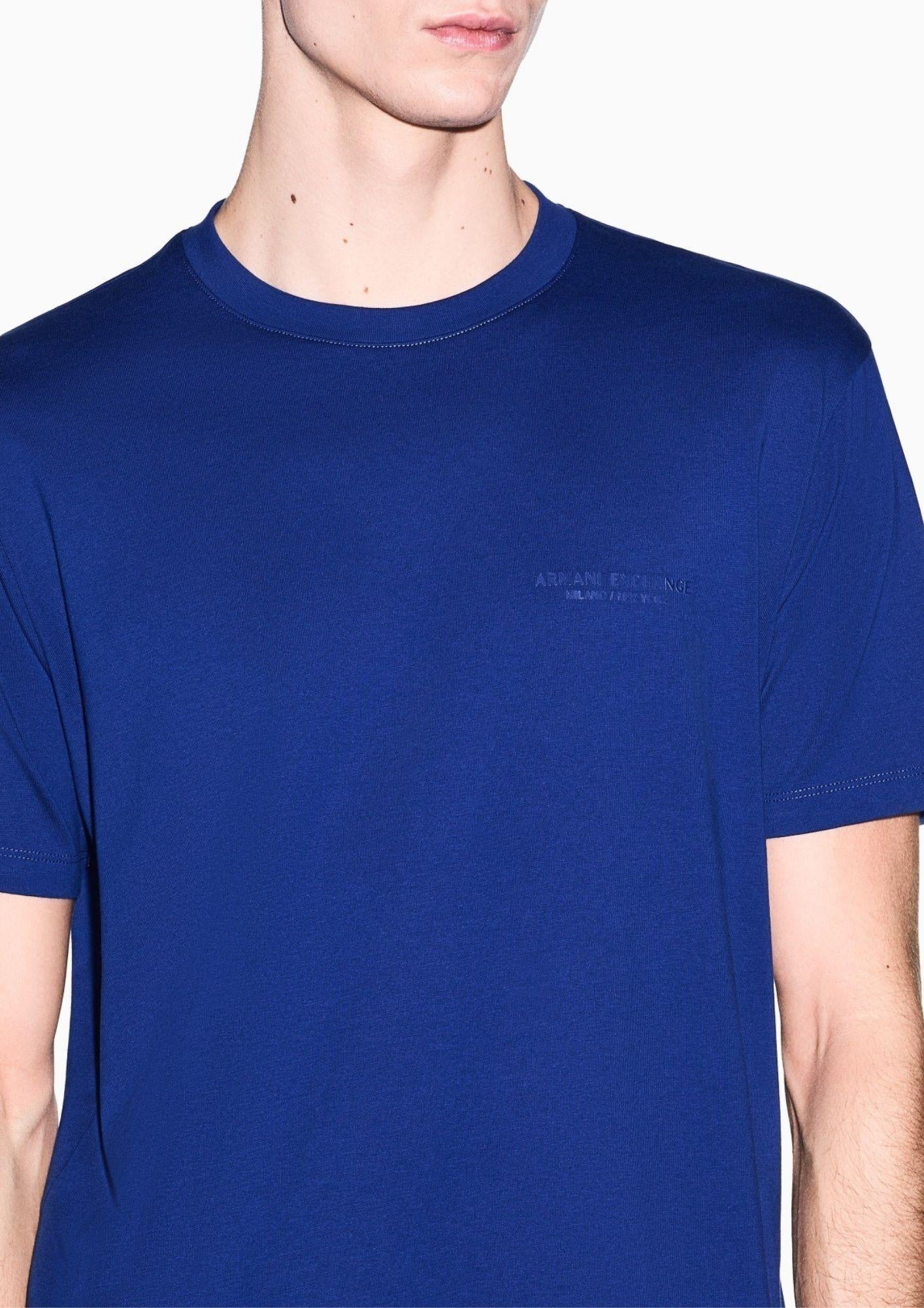 Armani Exchange T-Shirt Uomo Blu XM001281 AF10361 UB131 ARMANI EXCHANGE
