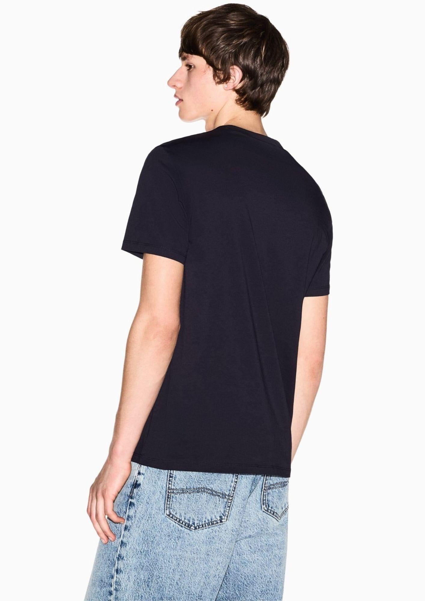 Armani Exchange T-Shirt Uomo Blu Navy XM002472 AF10356 UB101 ARMANI EXCHANGE