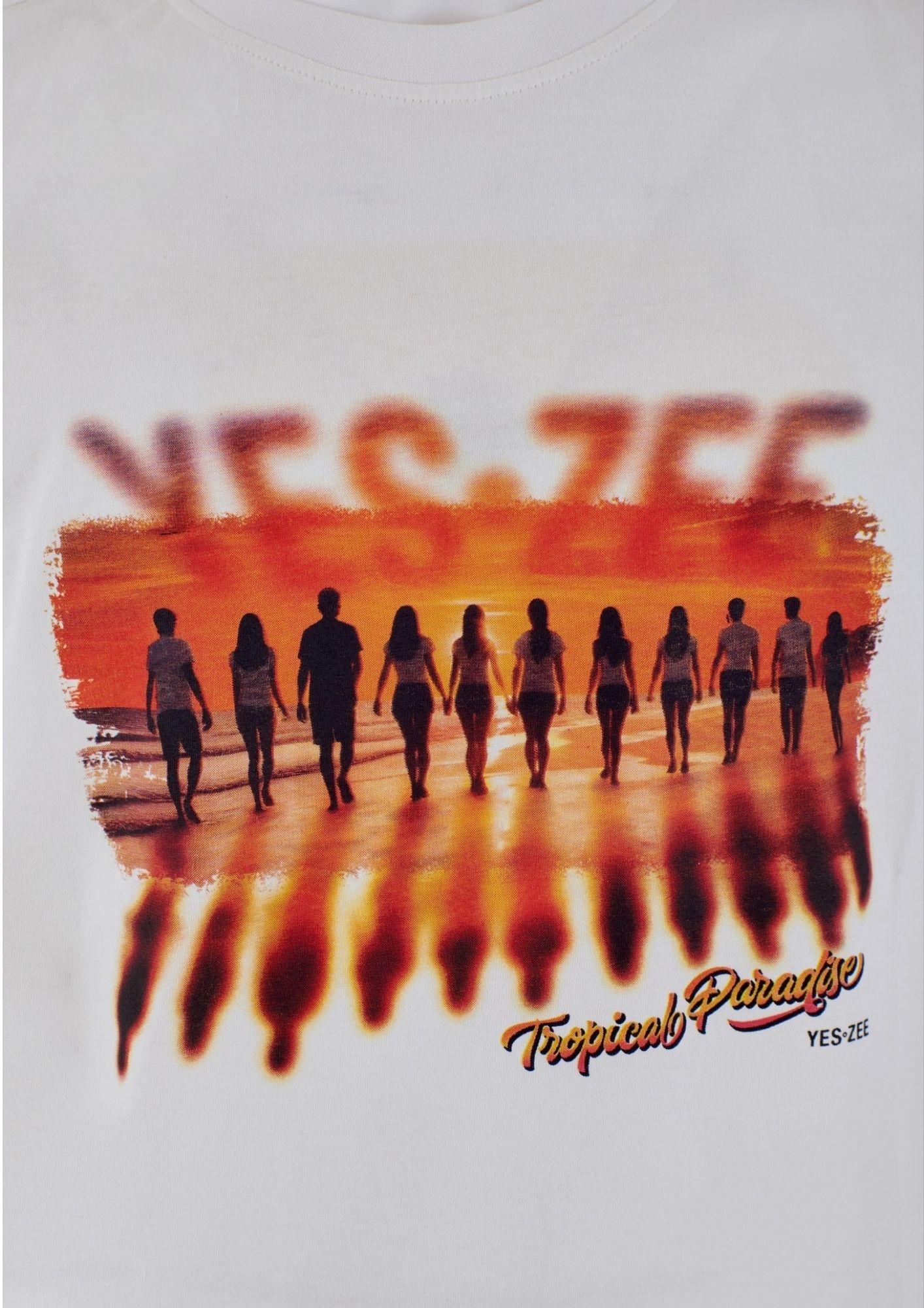 Yes Zee T-Shirt Uomo Bianca T727 SG04 0127 YES ZEE