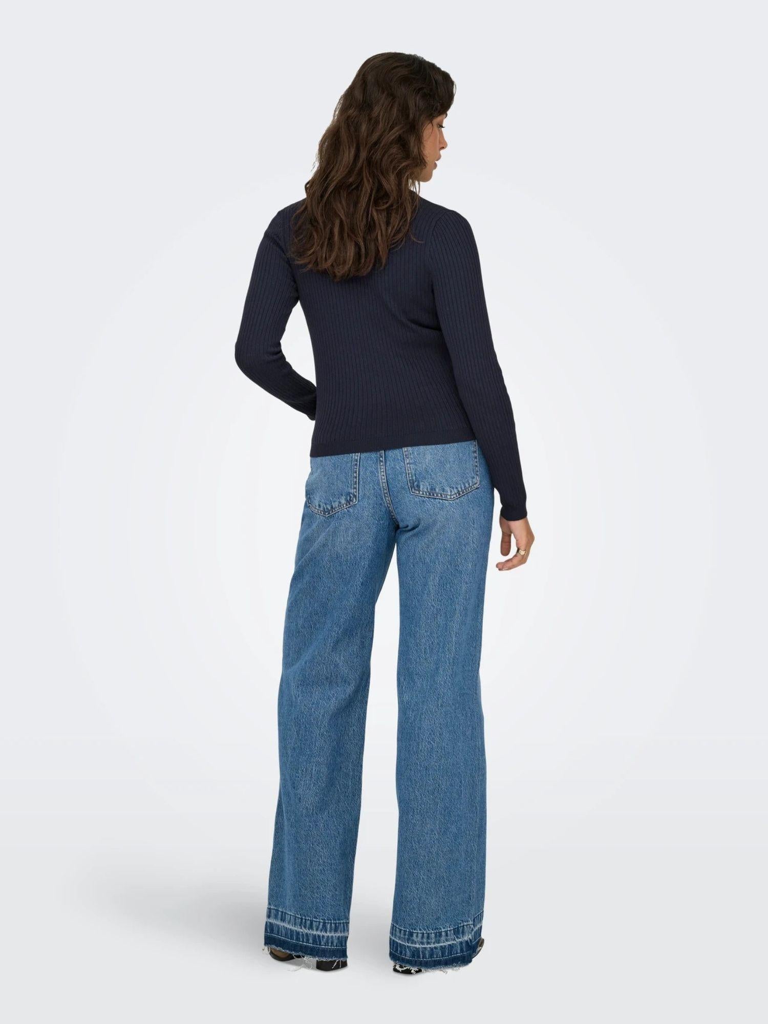 Only Maglia Polo Donna Night Sky Onlkaya 15344841 Night Sky ONLY