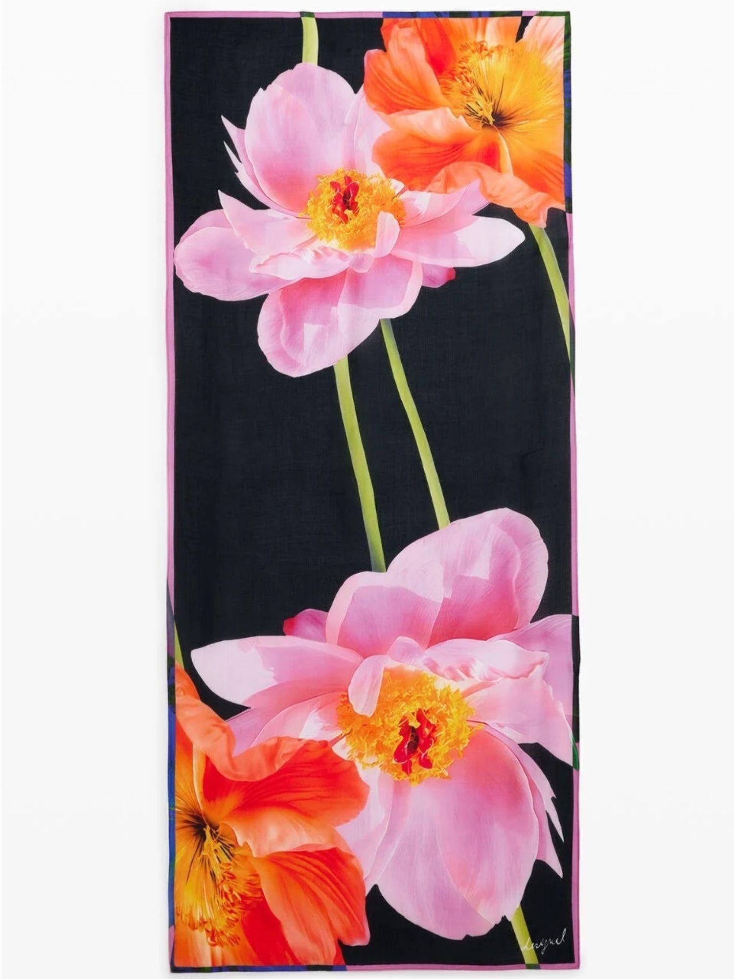 Desigual Foulard Donna Foualice Nero 26SAWA14 2000 DESIGUAL