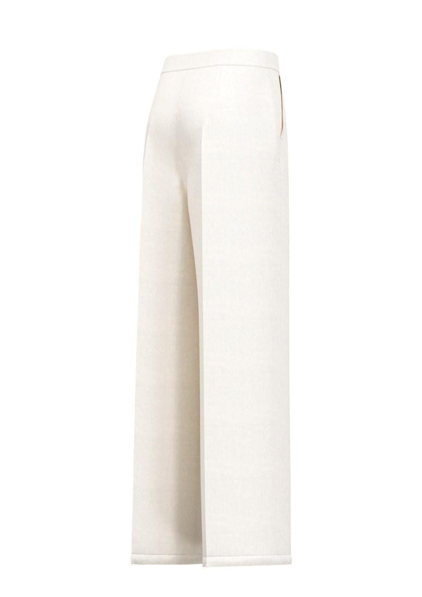 Emme Marella Pantalone Donna Emmpera Bianco 2615131102200 001 EMME MARELLA