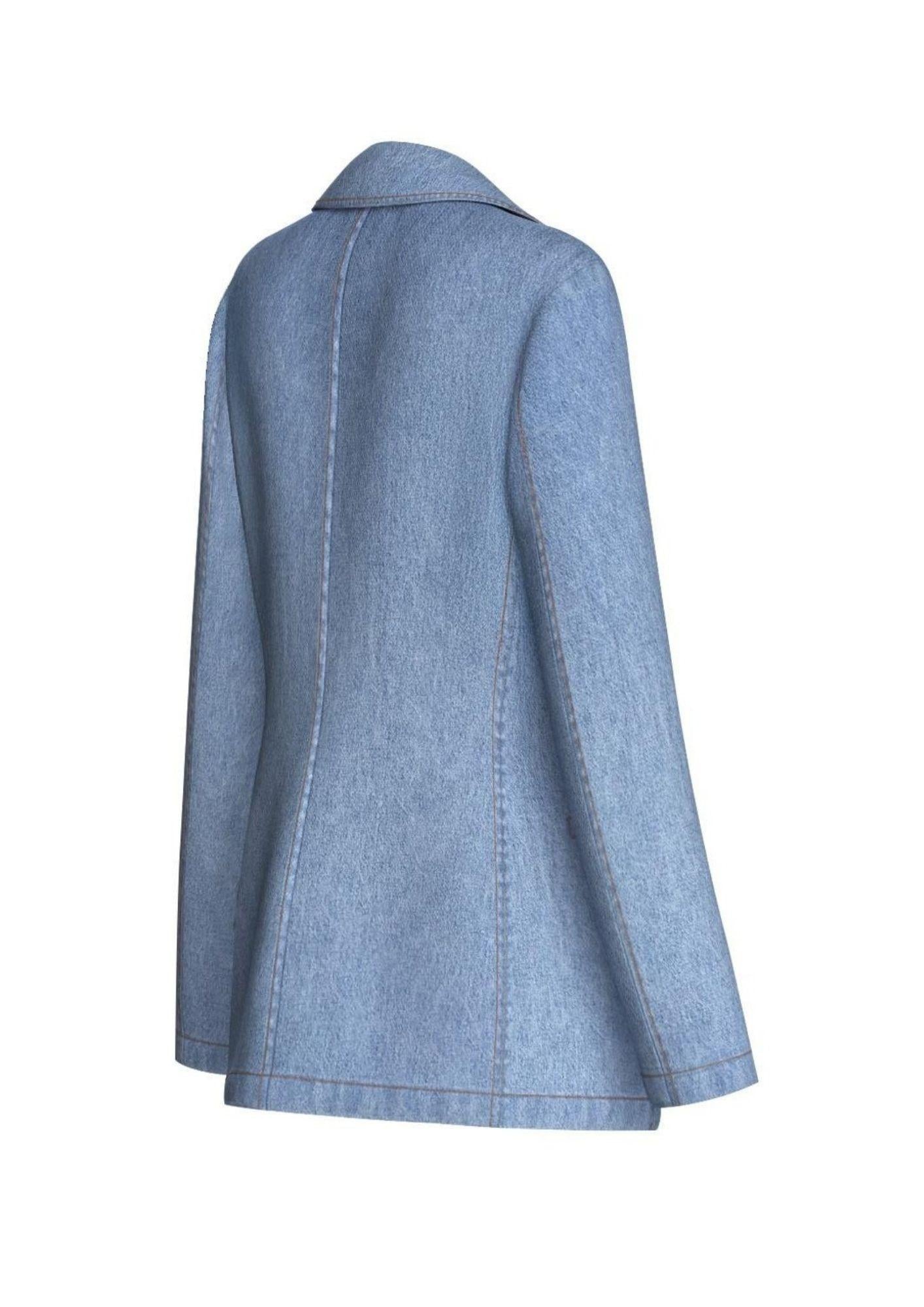 Emme Marella Giacca Donna Emmteca Blue Jeans 2615041021200 001 EMME MARELLA