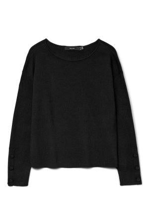 Vero Moda Maglione Donna Gold Nero 10332177 Black VERO MODA