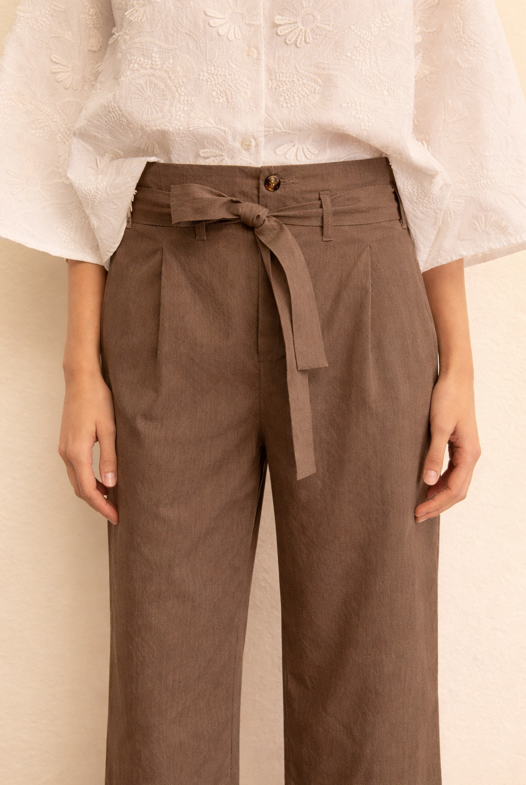 Emme Marella Pantalone Donna Emmboero Tortora 2615131112200 004 EMME MARELLA