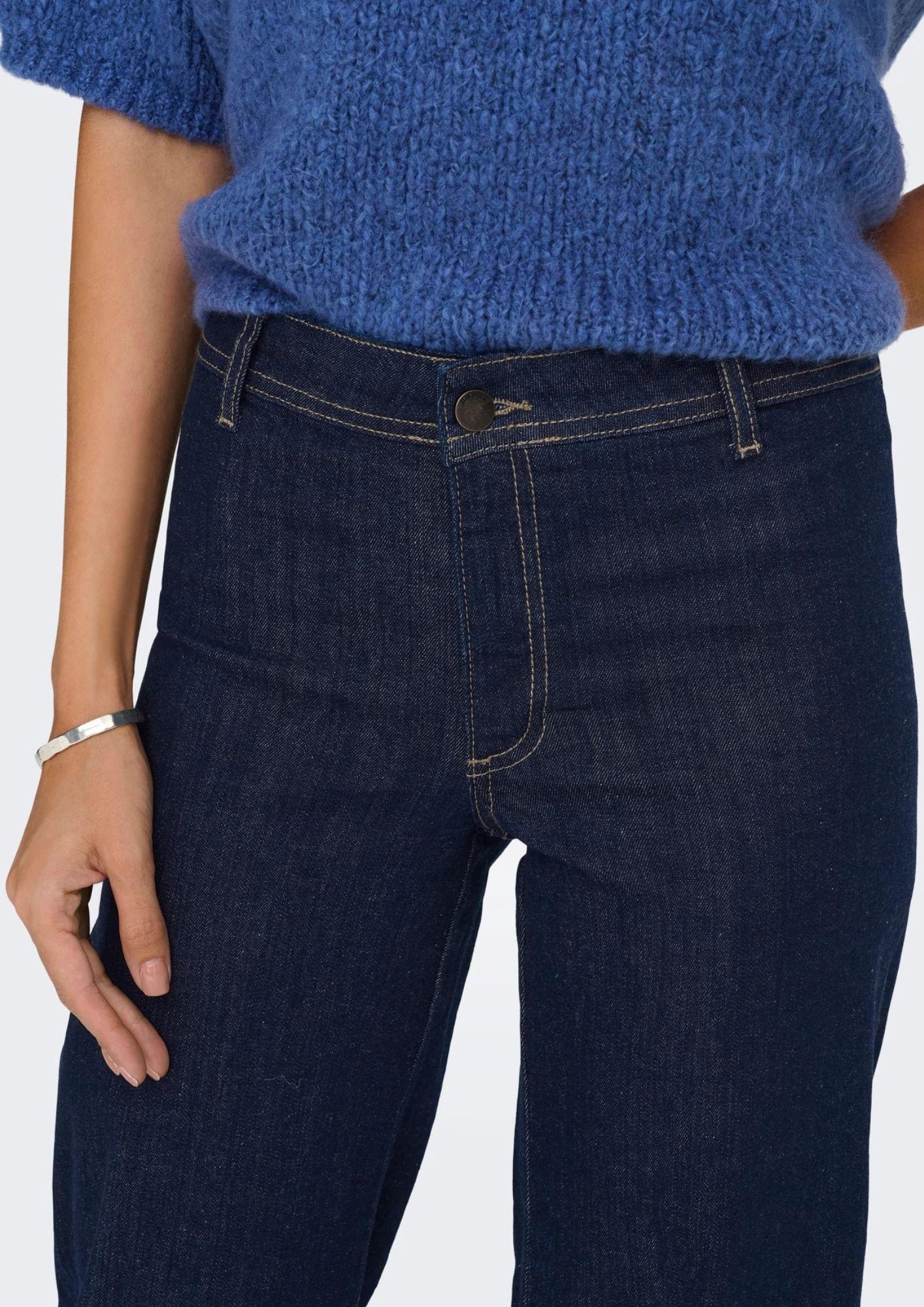 Jaqueline De Yong Jeans Donna Vanessa Denim Blu Scuro 15355528 Dark Blue Denim JACQUELINE DE YONG