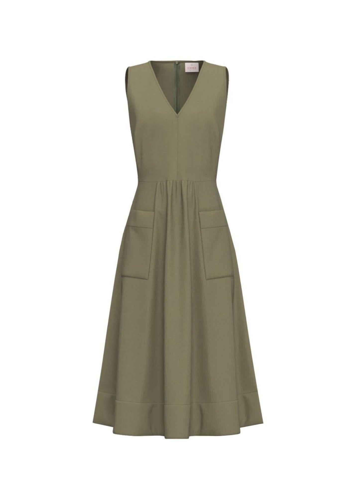 Emme Marella Vestito Donna Emmabile Verde Militare 2615221462200 006 EMME MARELLA