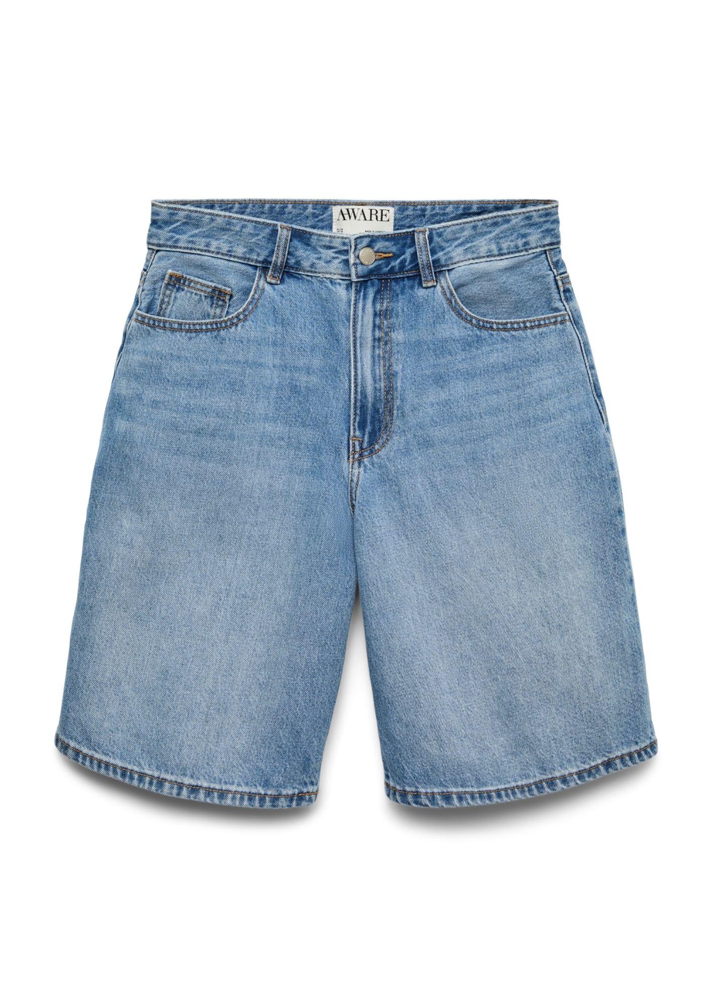 Vero Moda Shorts Donna Sage Blu Denim Chiaro 10328836 Light Blue Denim VERO MODA