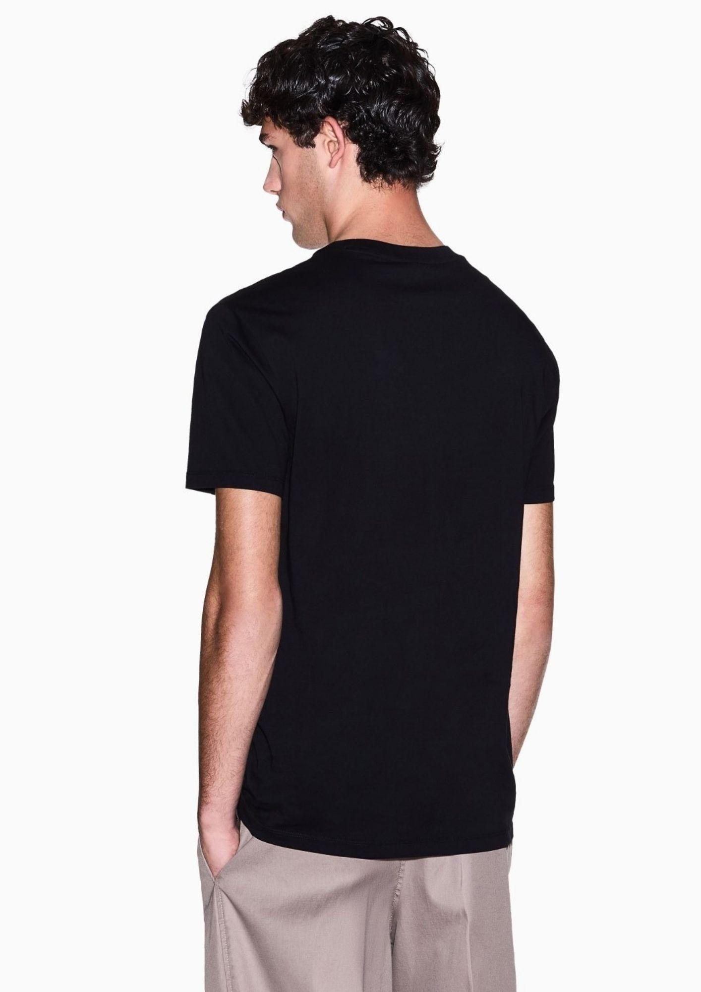 Armani Exchange T-Shirt Uomo Nera XM001792 AF12308 UC001 ARMANI EXCHANGE