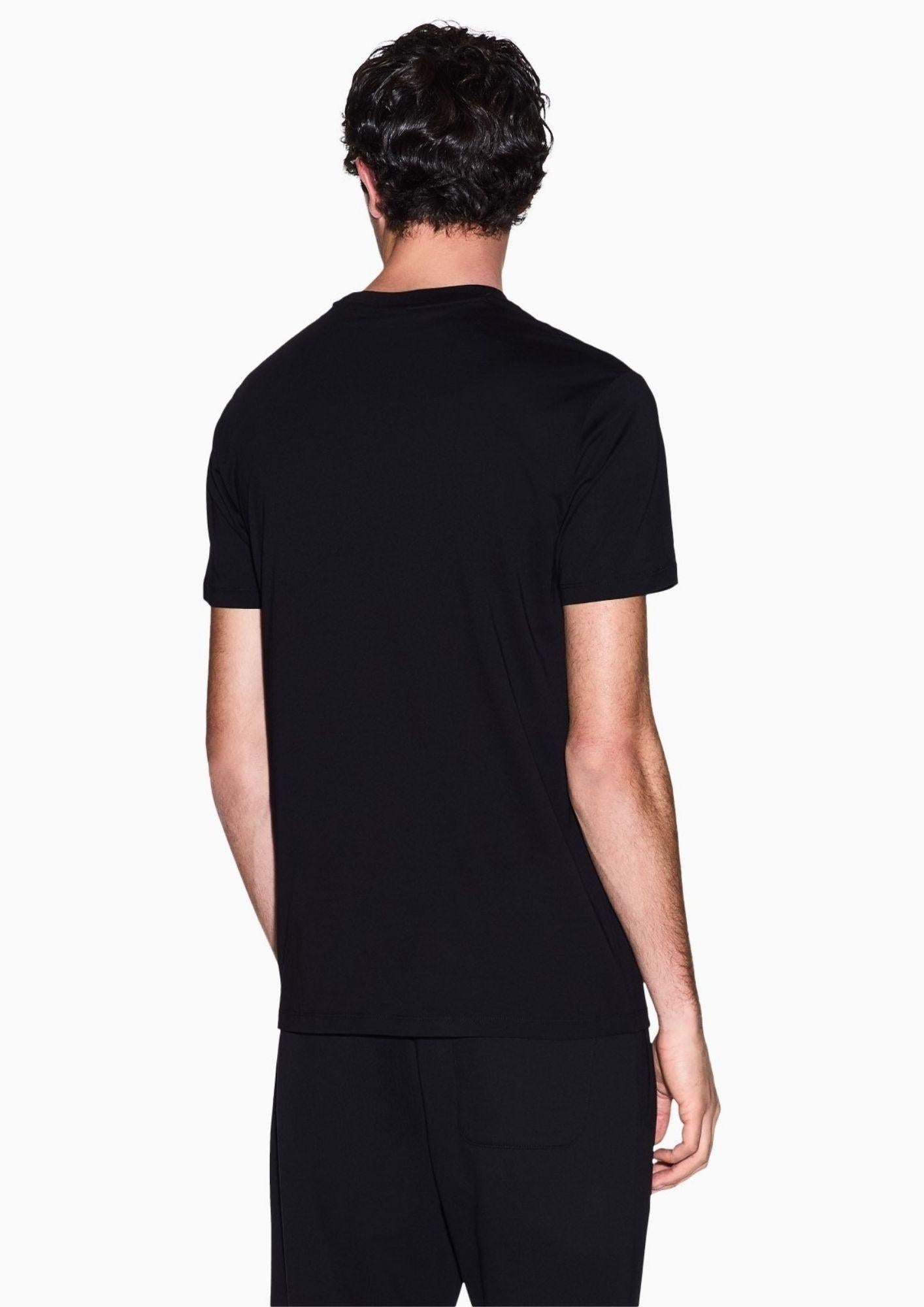 Armani Exchange T-Shirt Uomo Nera XM002826 AF12308 UC001 ARMANI EXCHANGE