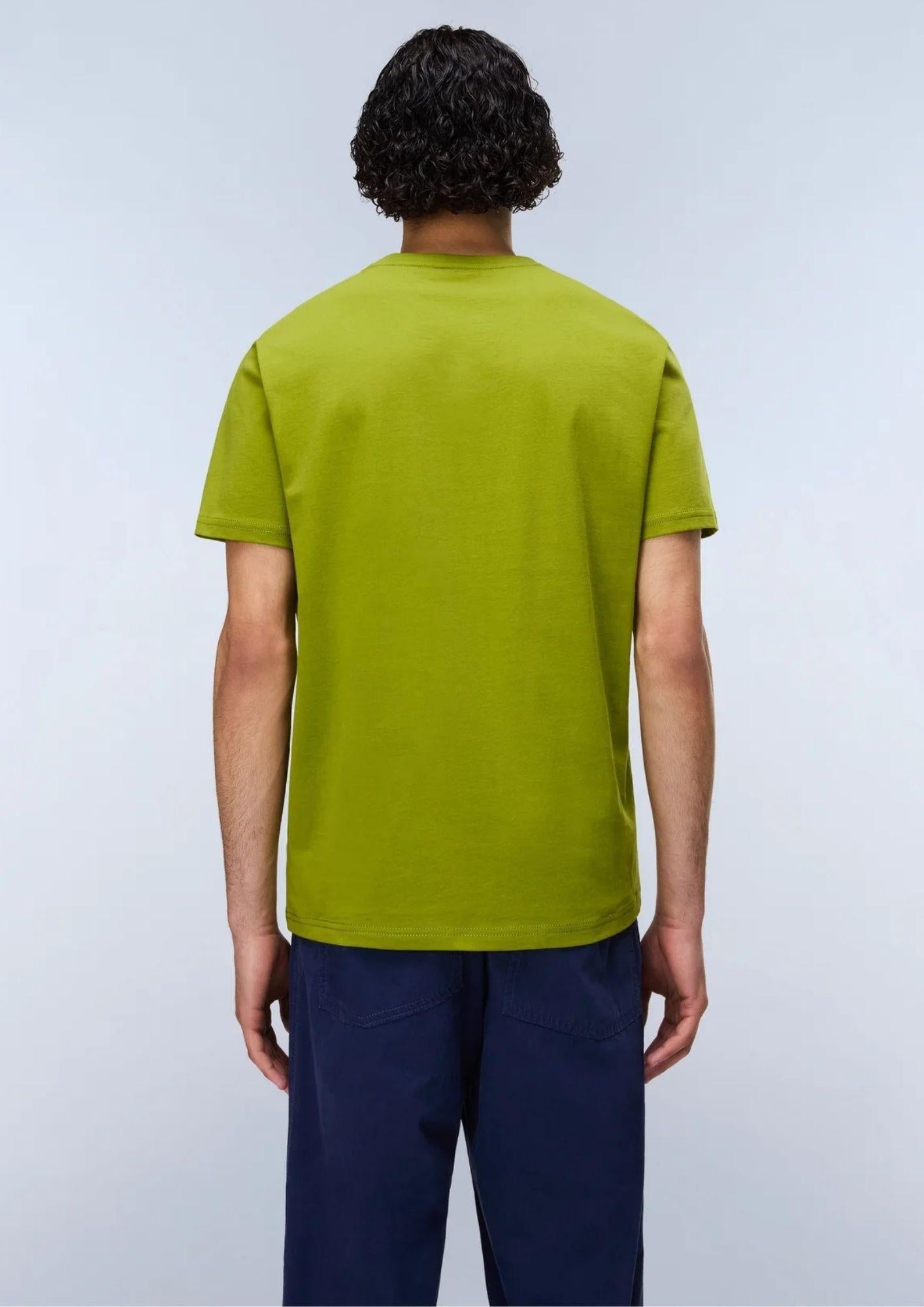 Napapaijri T-Shirt Uomo Verde Oro NP0A4H8D G3B NAPAPIJRI