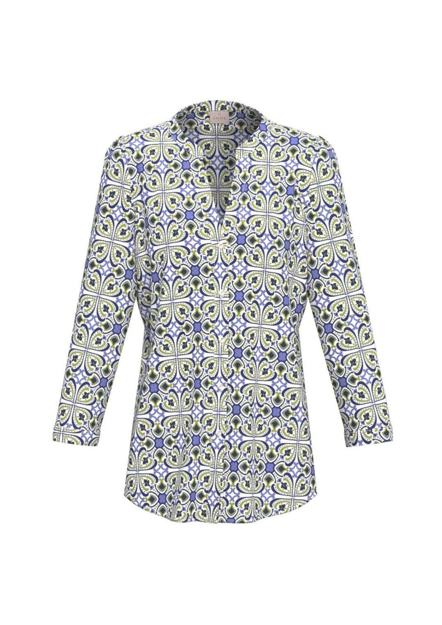 Emme Marella Camicia Donna Emmgiurato Blu Pervinca 2615111072200 007 EMME MARELLA