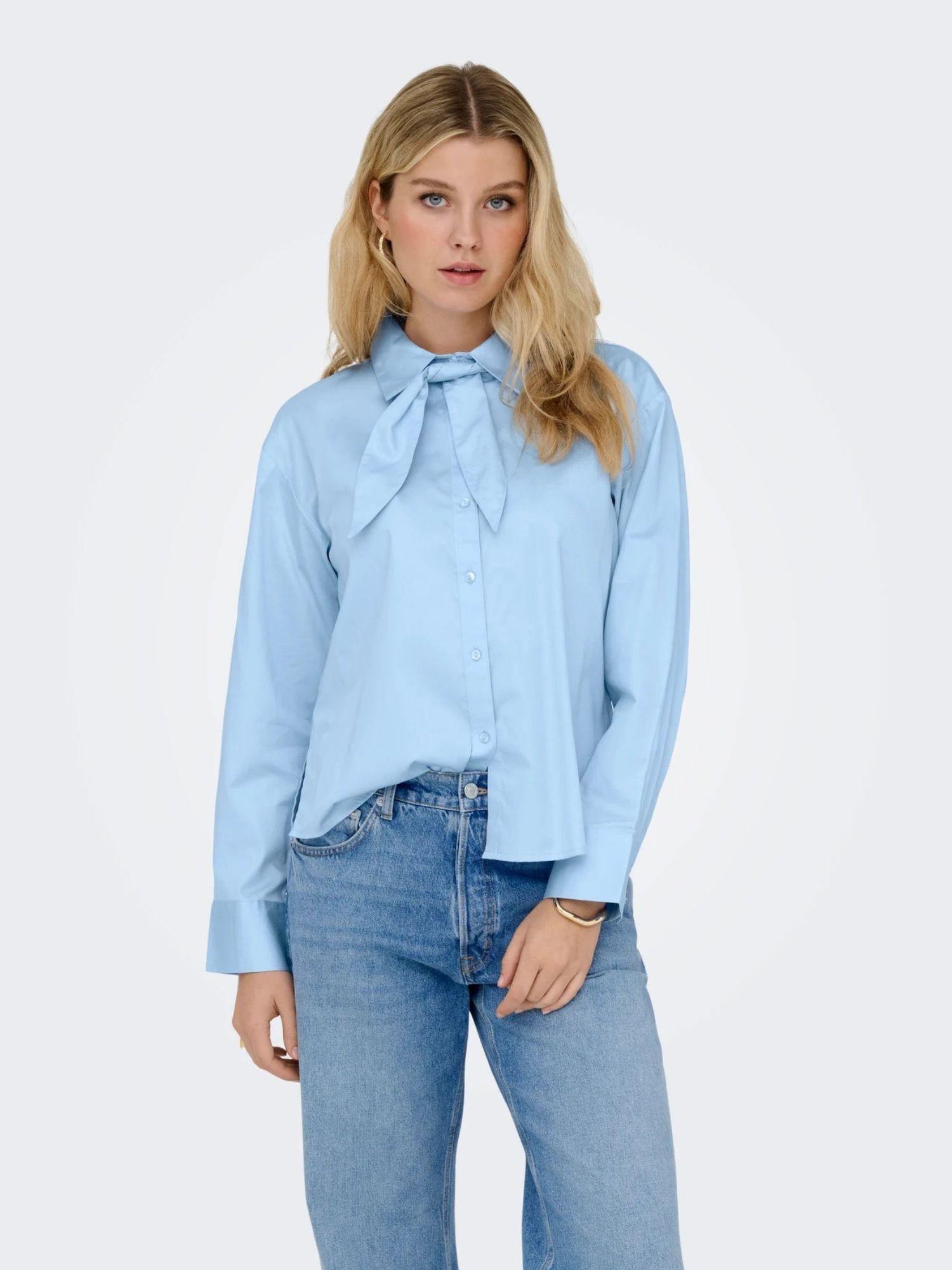 Jacqueline De Yong Camicia Donna Cerulean Jdywillow 15363065 Cerulean JACQUELINE DE YONG