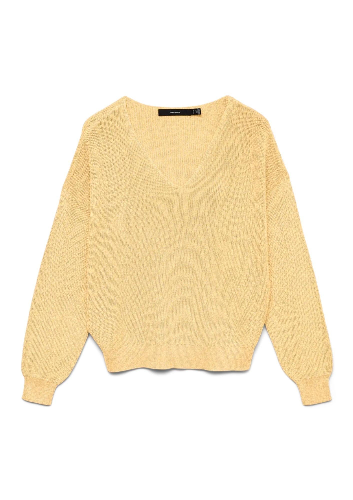 Vero Moda Pullover Donna Newlexsunshine Giallo 10324931 Golden Haze VERO MODA