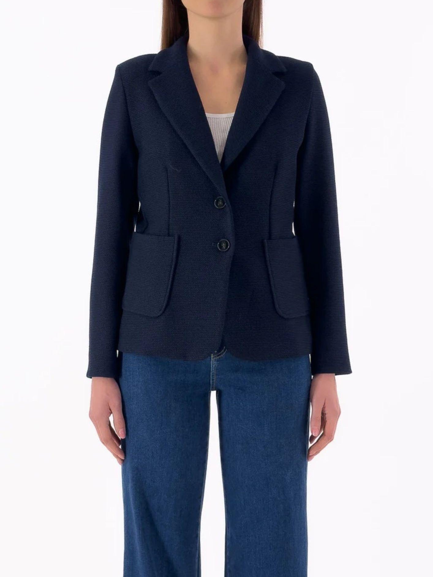 Emme Marella Giacca Donna Harley Blu Navy 2525046051200 005 EMME MARELLA