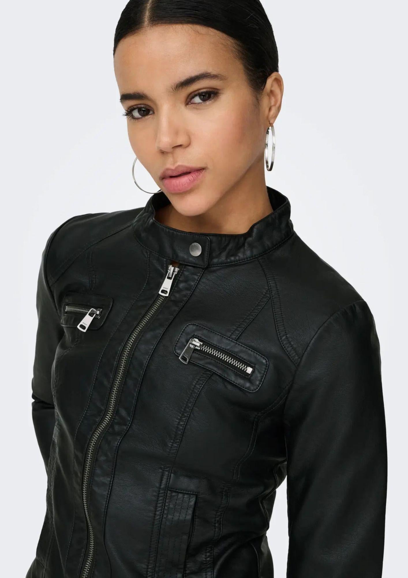 Only Giubbino Donna Bandit Nero 15081400 Black ONLY