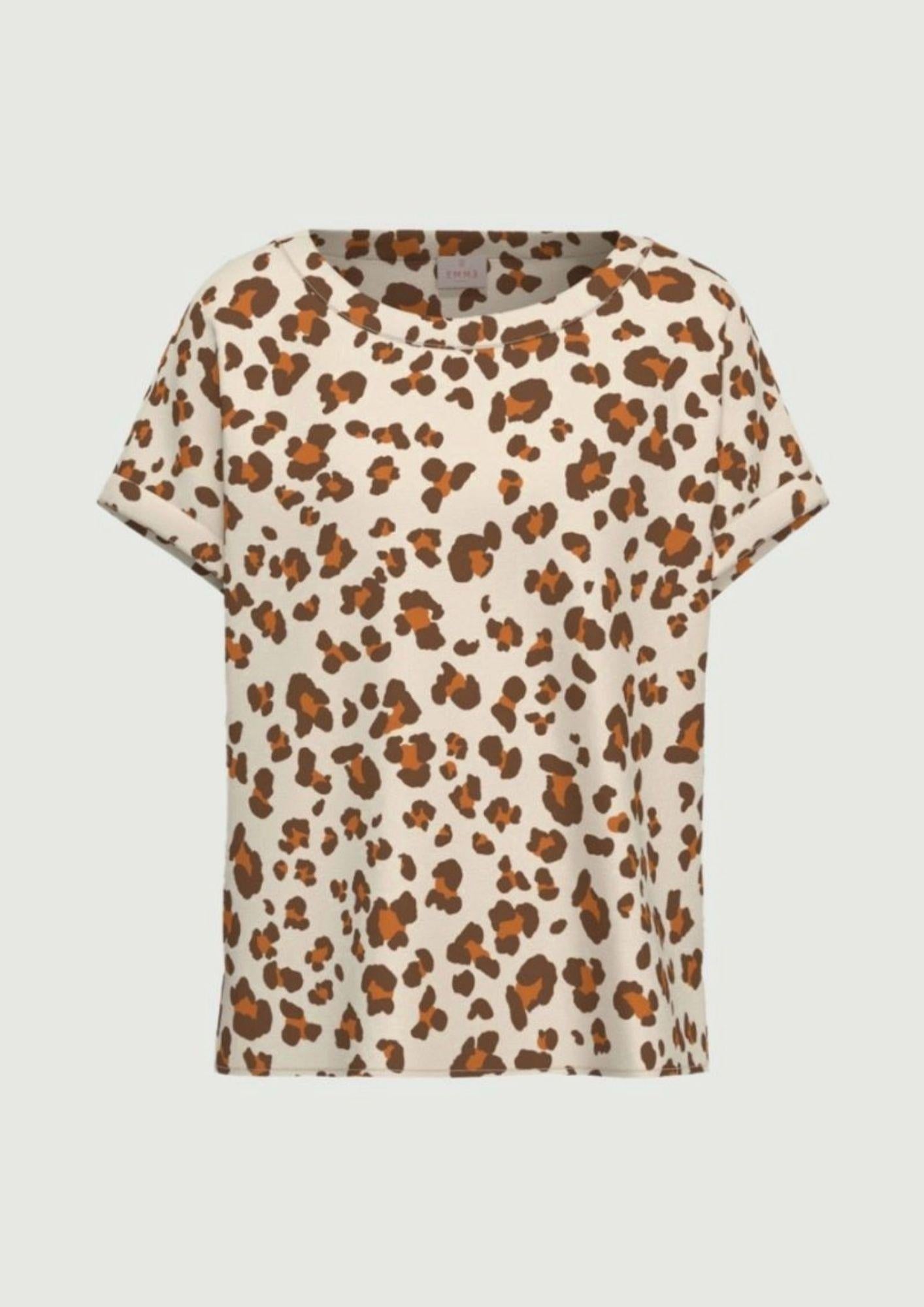 Emme Marella Maglia Donna Emmrane Bianco Burro Animalier 2615111211200 002 EMME MARELLA