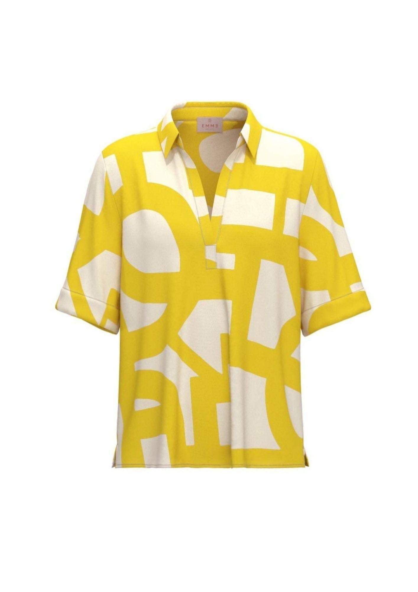 Emme Marella Blusa Donna Emmferoce Sole Geometrico 2615111212200 006 EMME MARELLA
