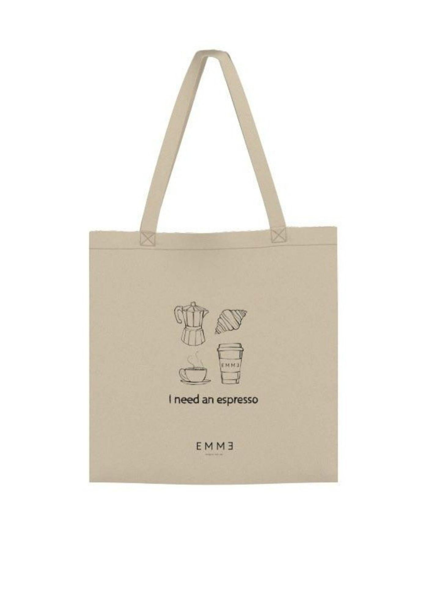 Emme Marella T-Shirt Donna Emmgola Bianca Stampa Espresso 2615971072200 002 EMME MARELLA