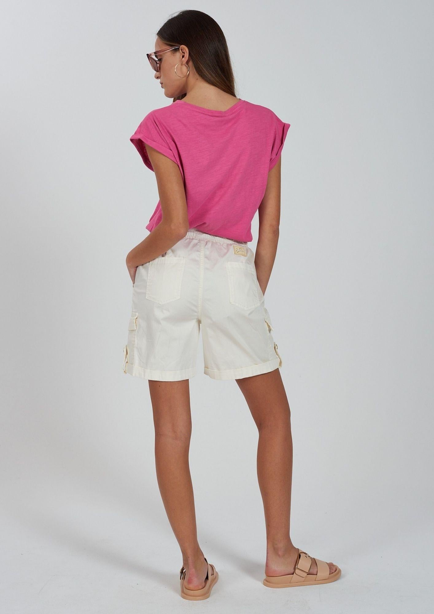 Yes Zee T-Shirt Donna Rosa T215 TL00 0425 YES ZEE