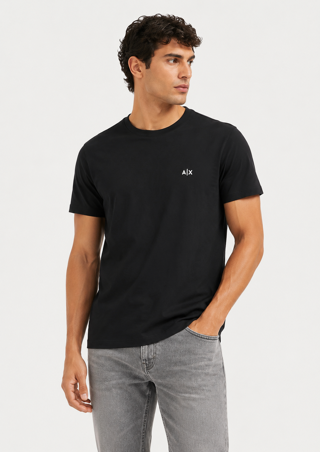 Armani Exchange T-Shirt Uomo Nera XM001568 AF10358 UC001 ARMANI EXCHANGE