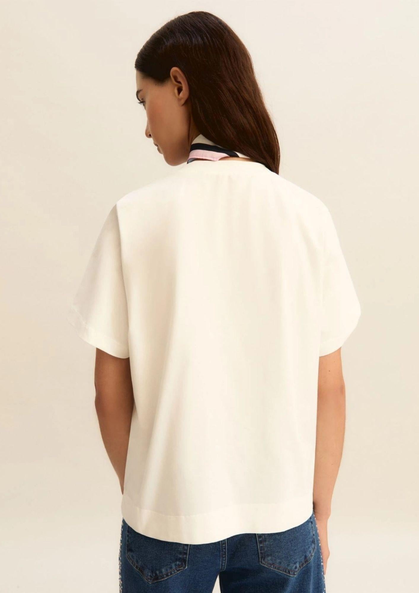 Emme Marelle T-Shirt Donna Emmmaestro Bianco 2615971041200 001 EMME MARELLA