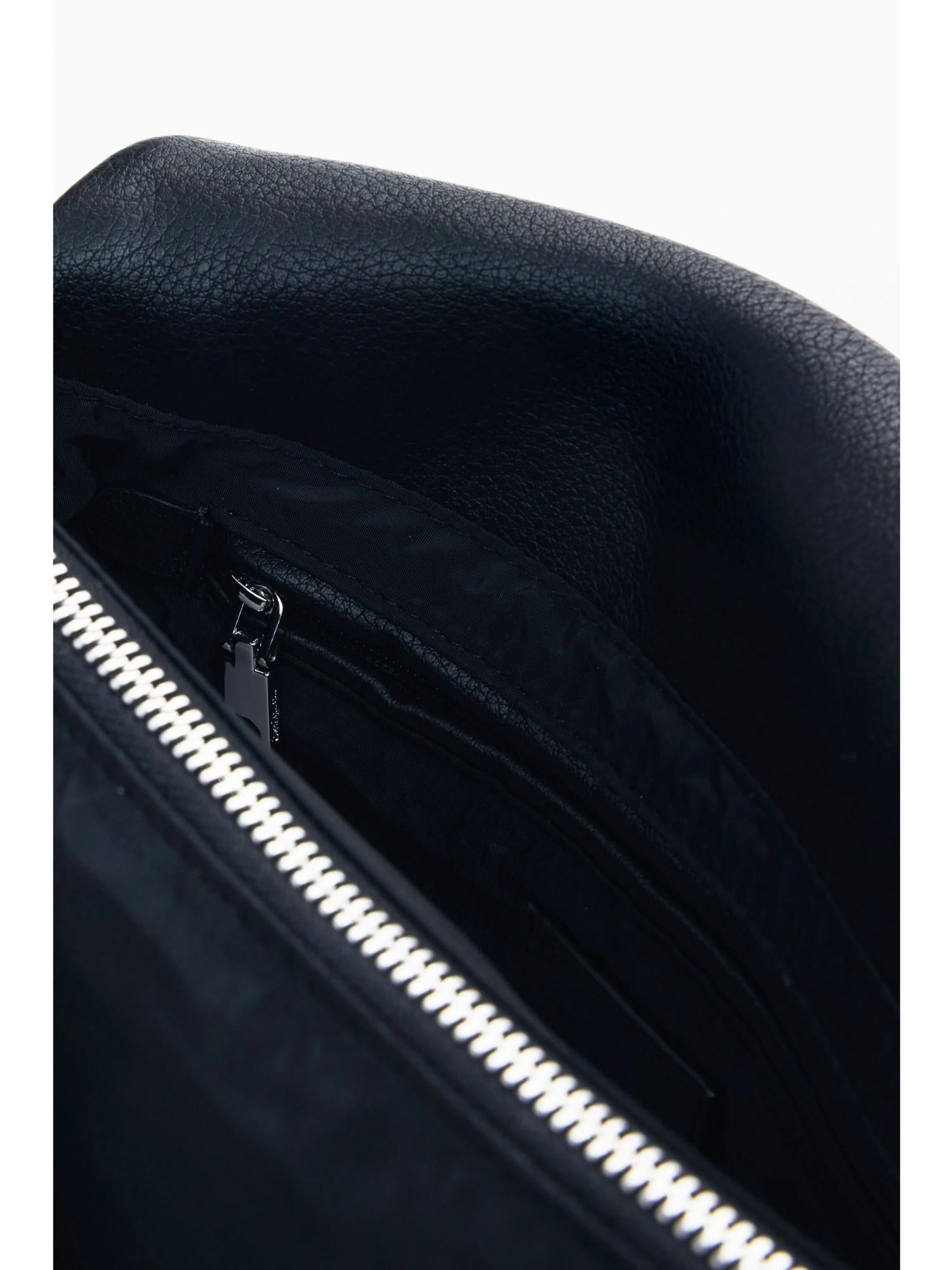 Desigual Borsa a tracolla effetto pelle Mickey media Donna Nero 25WAXP19 2000 DESIGUAL