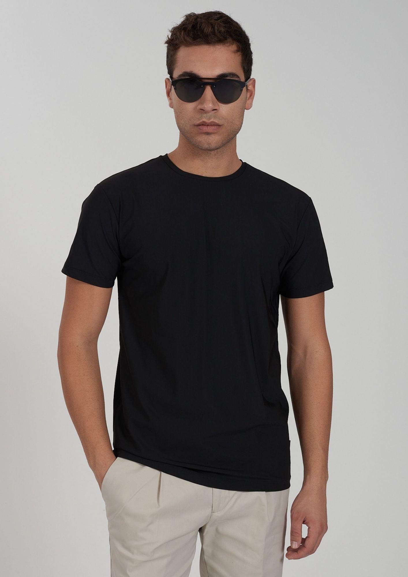 Yes Zee T-Shirt Uomo Nero T778 OQ00 0801 YES ZEE